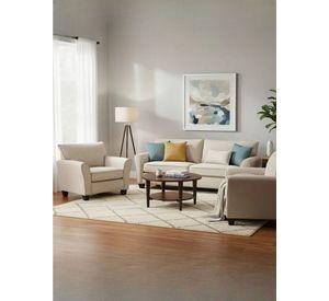 Living 3 Cuerpos New Charlotte Beige + 2 Bergers KM2500