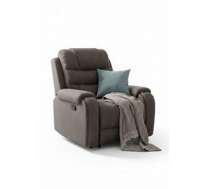 Berger Reclinable y Mecedor Gris Moderno Verona 6035CHGR