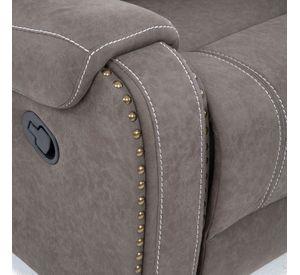 Berger Reclinable y Mecedor Gris Moderno Verona 6035CHGR