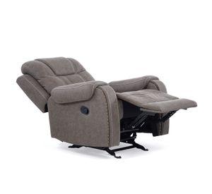 Berger Reclinable y Mecedor Gris Moderno Verona 6035CHGR