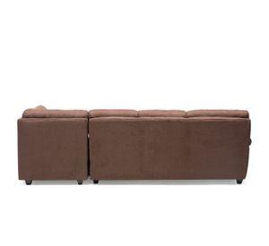Seccional Doble Chaise Venneto Chocolate
