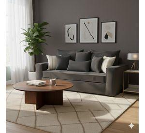 Sofa 3 cuerpos con Resortes full comfort plus Agustina Marengo