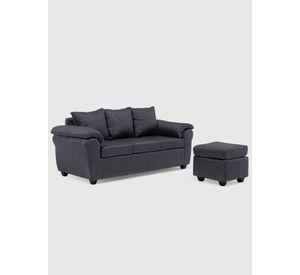 Sofá Ezeiza + 1 Pouf Chenille - TH