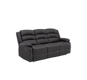 Sofá 3 Cuerpos Reclinable Moderno New Praga 8041SFF