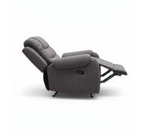 Living Reclinable Sofá 2 Cuerpos + 2 Bergers Gris Verona 6035LR