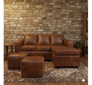 Living 311 Old West Cafe seccional intercambiable + Ottoman