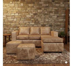 Living 311 Old West Beige seccional intercambiable + Ottoman