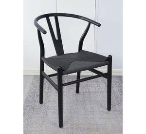 Pack 2 Sillas Comedor Novahus Wishbone Negra