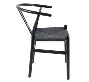 Pack 2 Sillas Comedor Novahus Wishbone Negra