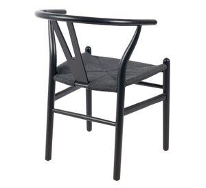 Pack 2 Sillas Comedor Novahus Wishbone Negra