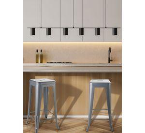 Piso de Bar Metal Tolix Gris