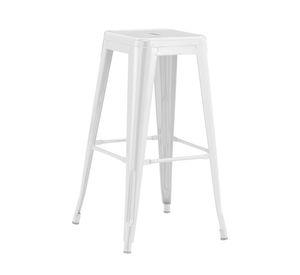 Piso de Bar Metal Tolix Blanco