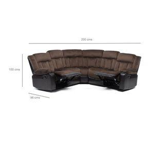 Sofa Seccional Reclinable Desmond Daniels 8010