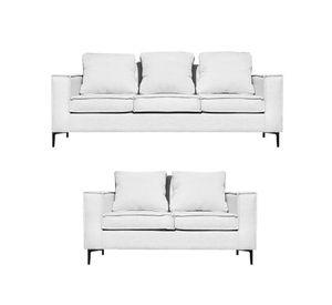 Living 32 urbano blanco con resortes pocket