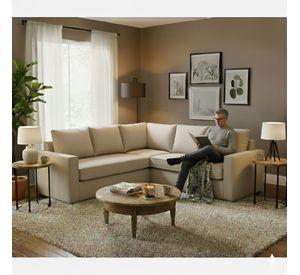Seccional Matilda beige full comfort plus
