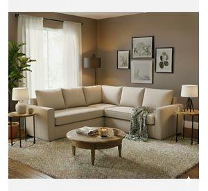 Seccional Matilda beige full comfort plus
