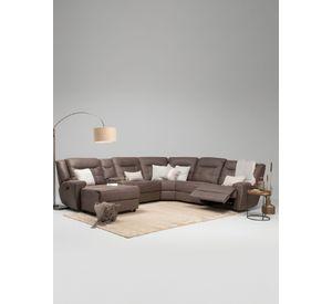 Sofa Seccional Reclinable 5 Cuerpos Chaise Izquierdo Grand Daniels 6015L