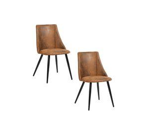 Pack 2 Sillas Comedor Moravia Café