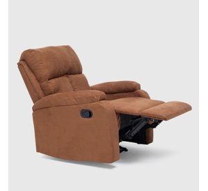 Living Reclinable Sofá 3 Cuerpos Café+ 2 Bergers Matheus VS8070BR
