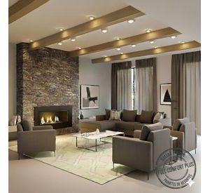 Living 311 Emiratos Marengo Seccional + 3 poltronas resortes