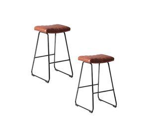 Pack 2 Pisos Bar Acolchados Taburetes