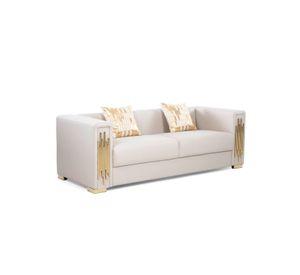Sofá Elegante 3 Cuerpo Moderno Beige Spencer