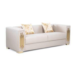 Sofá Elegante 3 Cuerpo Moderno Beige Spencer