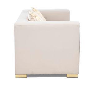 Sofá Elegante 3 Cuerpo Moderno Beige Spencer