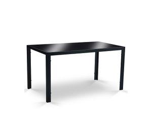 Mesa de Comedor Vidrio Negro 150x80x75cm