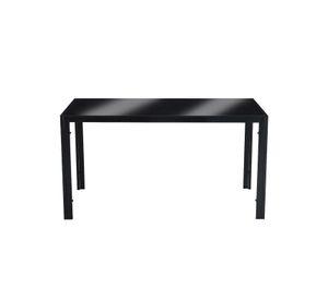 Mesa de Comedor Vidrio Negro 150x80x75cm