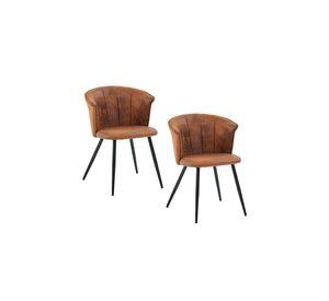 Pack 2 Silla comedor Doncic Café
