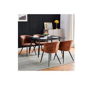 Pack 2 Silla comedor Doncic Café