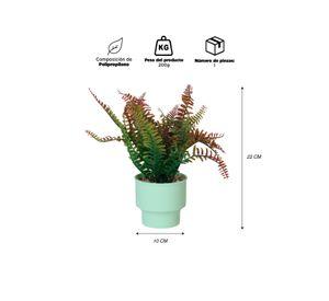 Planta Artificial Helecho 22x10 cm