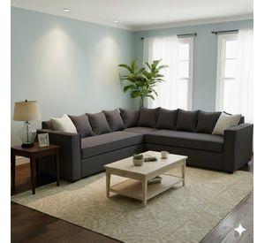 Seccional Emilia,marengo  con Resortes pocket full comfort