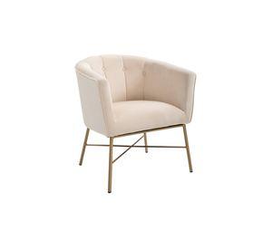 Poltrona Sitial Terciopelo Navona Beige