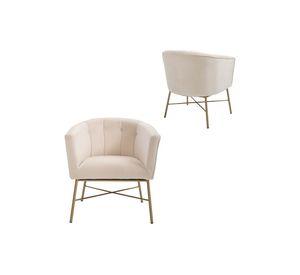 Poltrona Sitial Terciopelo Navona Beige