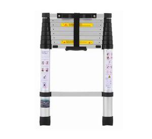 Escalera Telescópica plegable aluminio 2.6 m