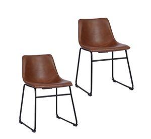 Pack 2 Sillas de Comedor Burgos Café