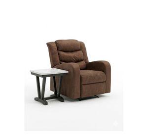 Berger Reclinable Living Masajeador + Mesa Lateral Blanca