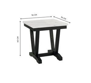 Berger Reclinable Living Masajeador + Mesa Lateral Blanca