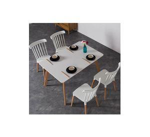 Pack 4 Sillas Clásicas Comedor Blanco