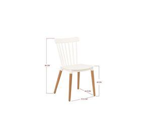 Pack 4 Sillas Clásicas Comedor Blanco