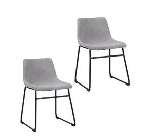 Pack 2 Sillas de Comedor Burgos Gris