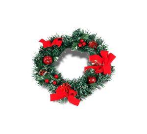 Corona Navidad 30 cm Rojo