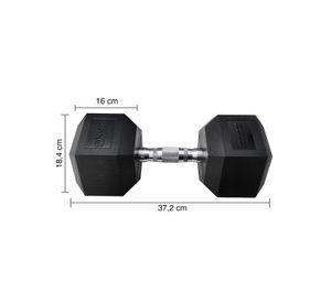 Mancuerna Hexagonal 25 Kg Negro