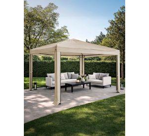 Toldo Premium Terraza 3x3m estructura metalica Beige