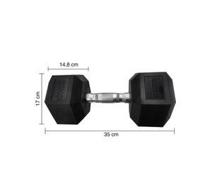 Mancuerna Hexagonal 20 Kg Negro