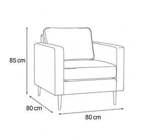 Juego de Poltronas Arthur Blanco