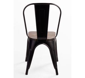 Silla Tolix Vintage Asiento Madera