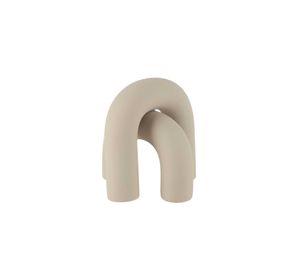 Figura Decorativa Medio Nudo Blanco 16cm